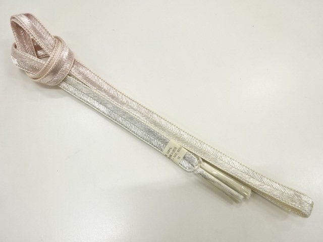 JAPANESE KIMONO / UNUSED HAND-TIED OBIJIME